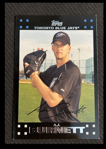 2007 Topps A.J. Burnett Toronto Blue Jays #TOR6