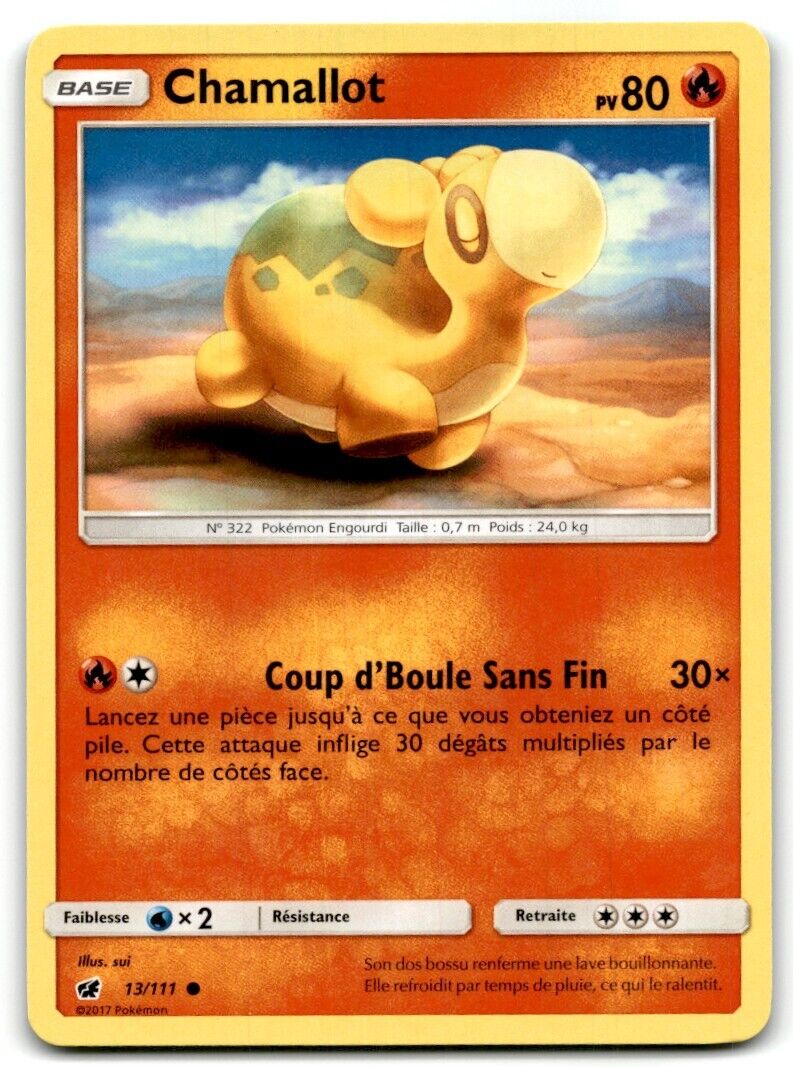 2017 Sun & Moon - Crimson Invasion Numel Basic/Common #13