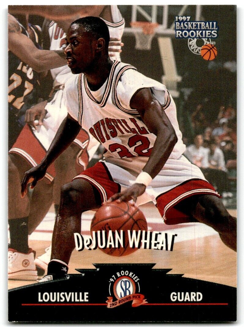 1997-98 Score Board Rookies DeJuan Wheat Louisville Cardinals #39