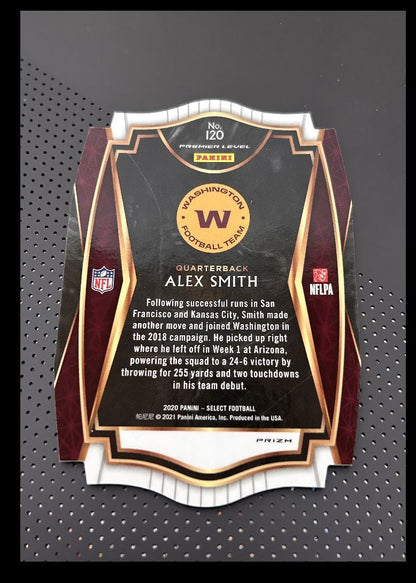 2020 Panini Select Green Alex Smith Washington Football Team #120 Die-Cut