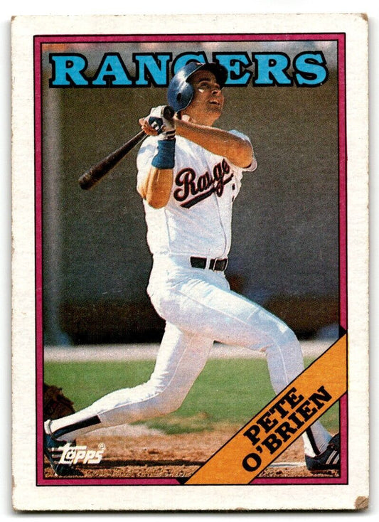 1988 Topps Pete O'Brien Texas Rangers #721