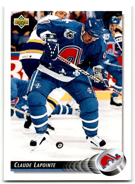 1992-93 Upper Deck Claude Lapointe Quebec Nordiques #147