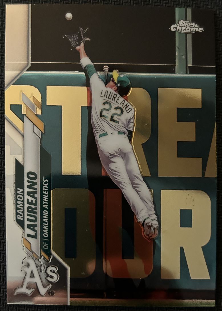 2020 Topps Chrome Ramon Laureano Oakland Athletics #160