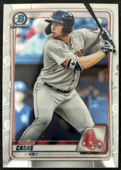 2020 Bowman Chrome Prospects Triston Casas Boston Red Sox #BCP-18