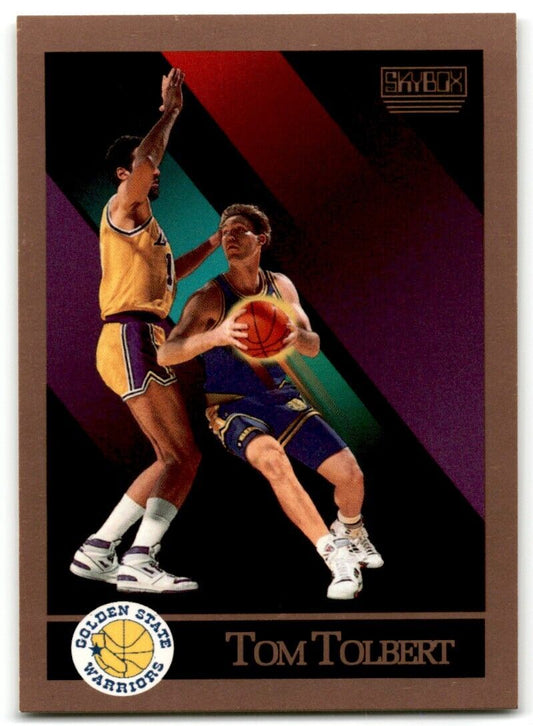 1990-91 SkyBox Tom Tolbert Rookie Golden State Warriors #103