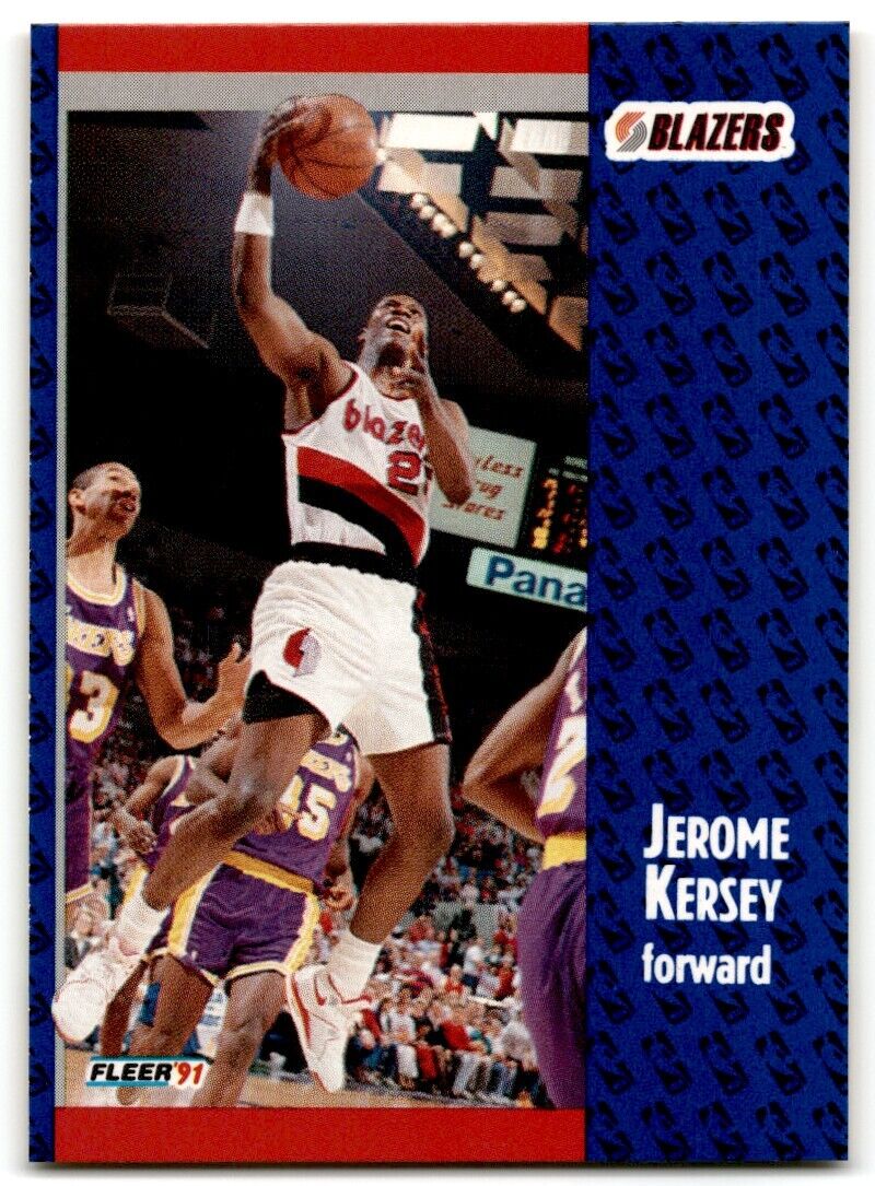 1991-92 Fleer Jerome Kersey Portland Trail Blazers #170