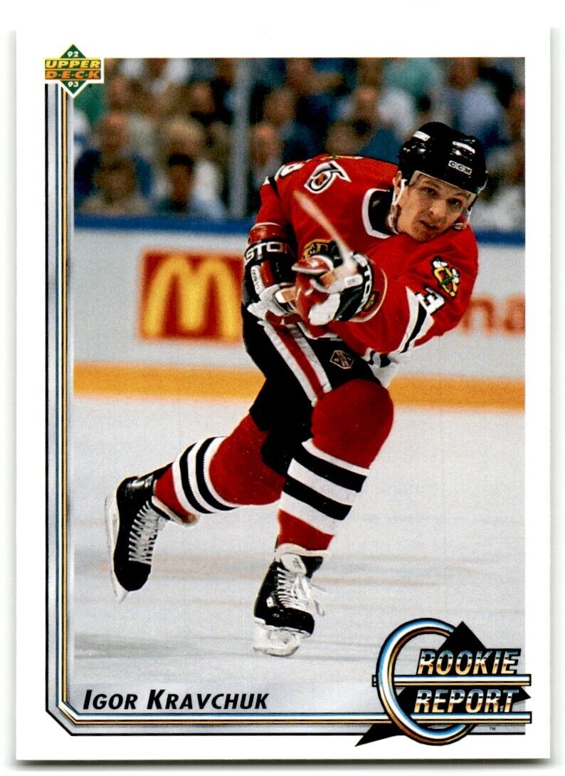 1992-93 Upper Deck Igor Kravchuk Chicago Blackhawks #367