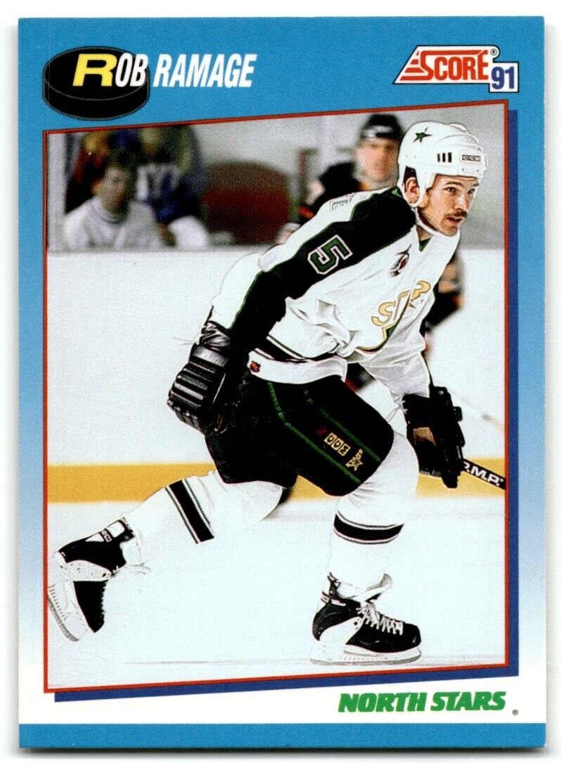 1991-92 Score Canadian Bilingual Rob Ramage Minnesota North Stars #573