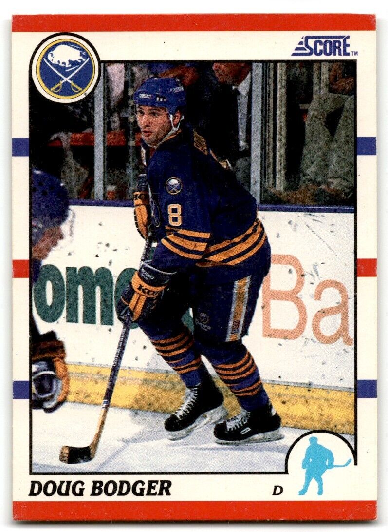 1990-91 Score Doug Bodger Buffalo Sabres #211