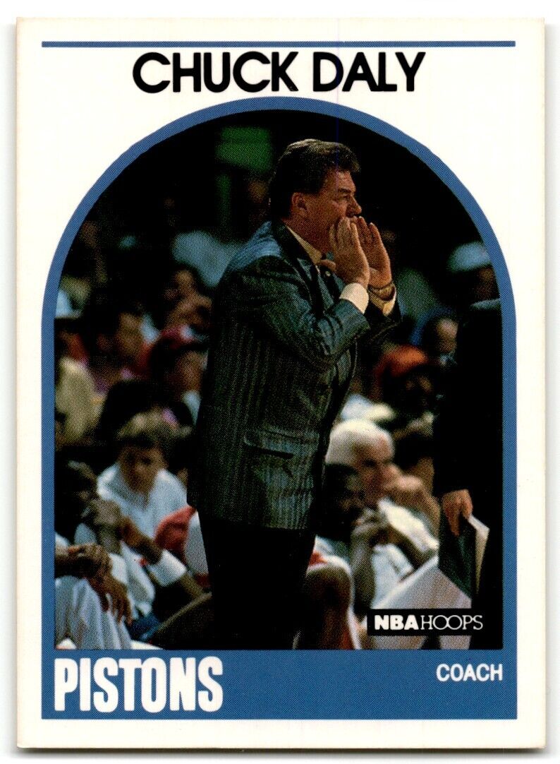 1989-90 Hoops Chuck Daly Detroit Pistons #11