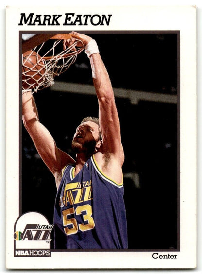 1991-92 Hoops Mark Eaton Utah Jazz #207