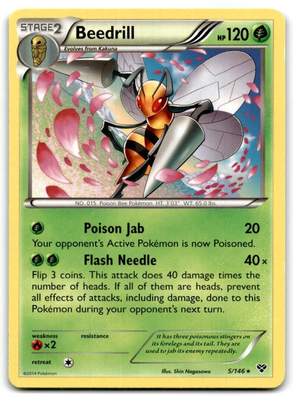 2014 XY Beedrill Stage 2/Rare #5