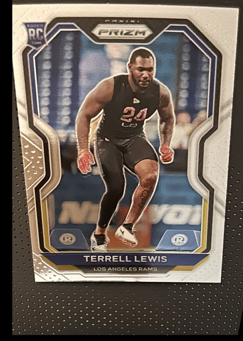 2020 Panini Prizm Terrell Lewis Rookie Los Angeles Rams #378