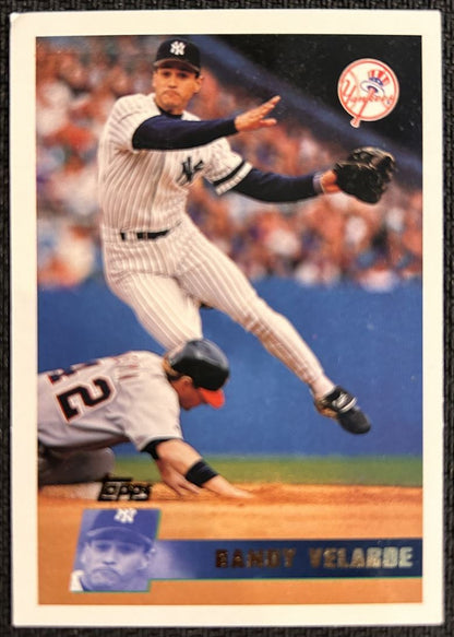 1996 Topps Randy Velarde New York Yankees #361