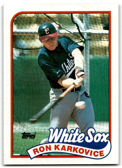 1989 Topps Ron Karkovice Chicago White Sox #308