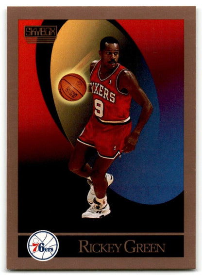 1990-91 SkyBox Rickey Green Philadelphia 76ers #404