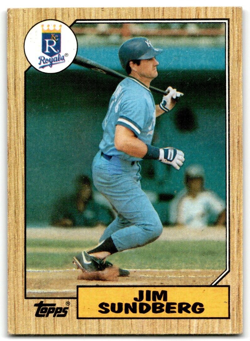 1987 Topps Jim Sundberg Kansas City Royals #190