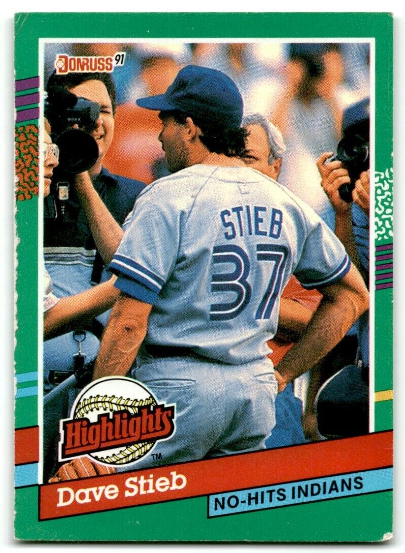 1991 Donruss Bonus Cards Dave Stieb Toronto Blue Jays #BC-21