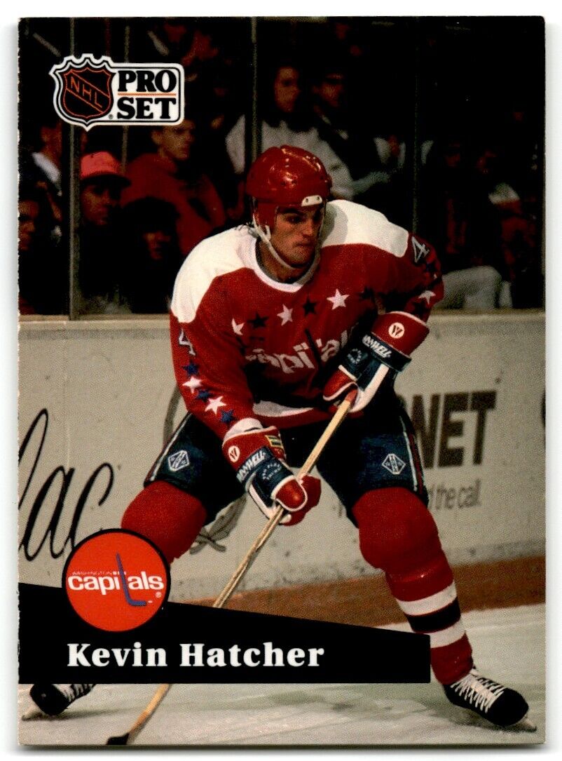 1991-92 Pro Set Kevin Hatcher Washington Capitals #249