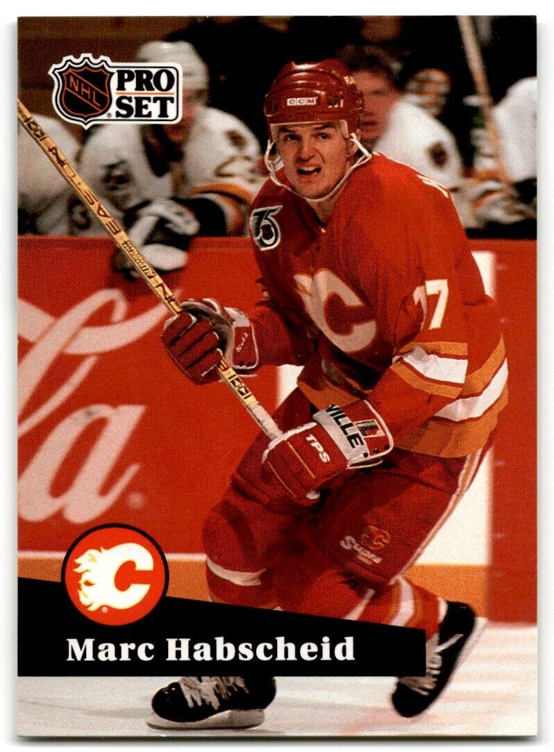 1991-92 Pro Set Marc Habscheid Calgary Flames #365