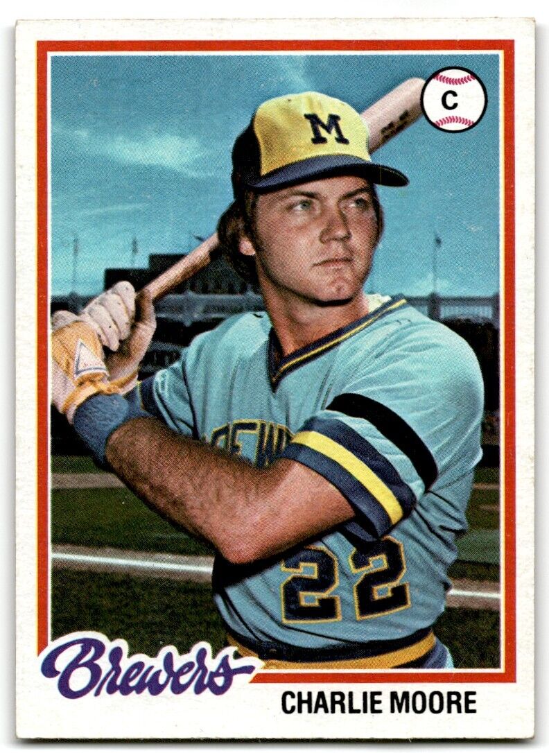 1978 Topps Charlie Moore Milwaukee Brewers #51