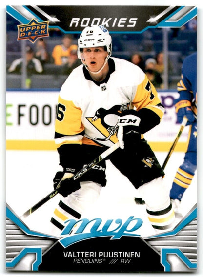 2022-23 Upper Deck MVP Valtteri Puustinen Rookie Pittsburgh Penguins #247