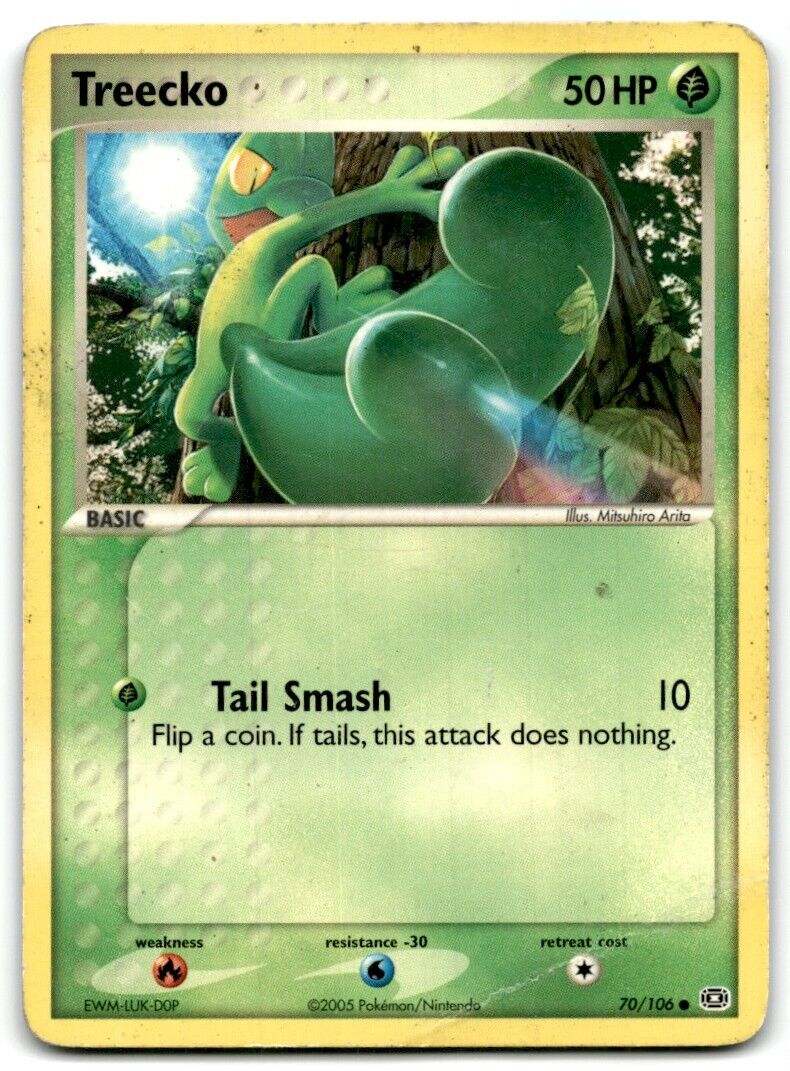 2005 EX - Emerald Treecko Basic/Common #70