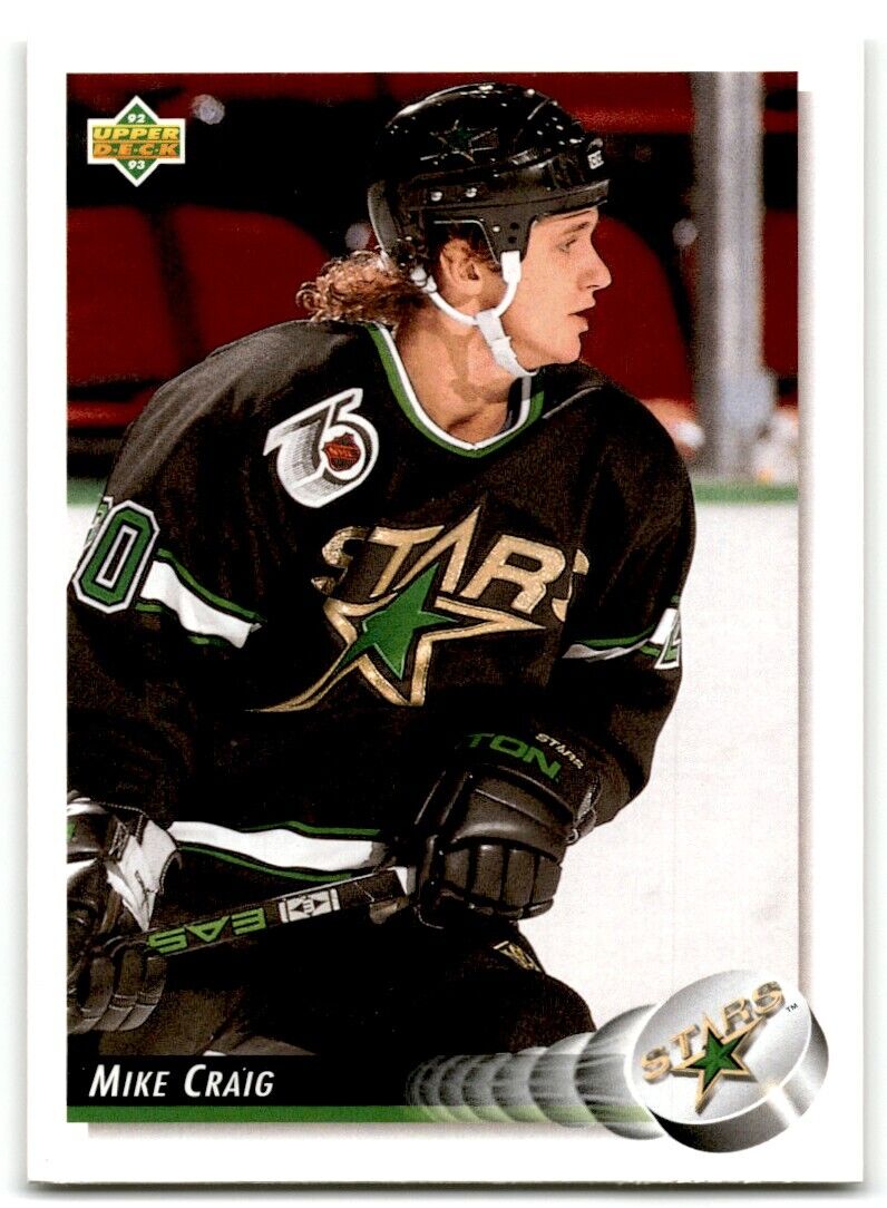 1992-93 Upper Deck Mike Craig Minnesota North Stars #65