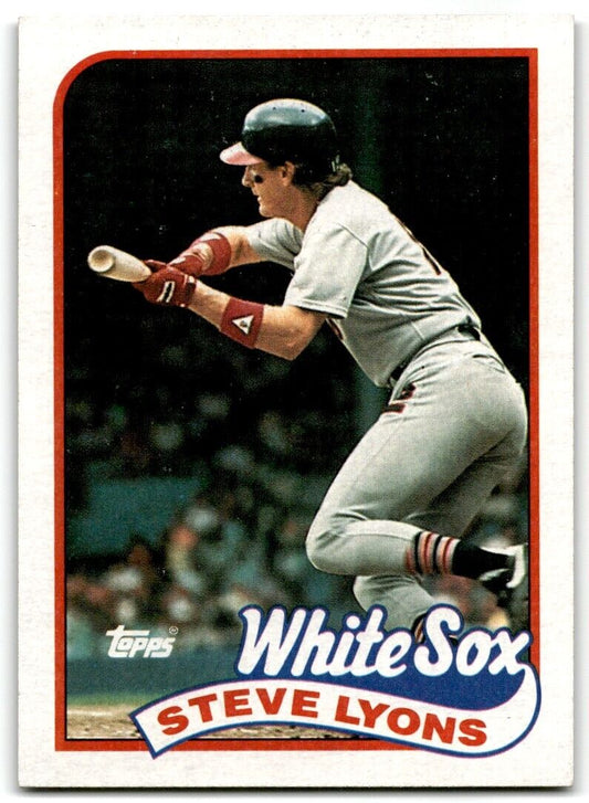 1989 Topps Steve Lyons Chicago White Sox #334