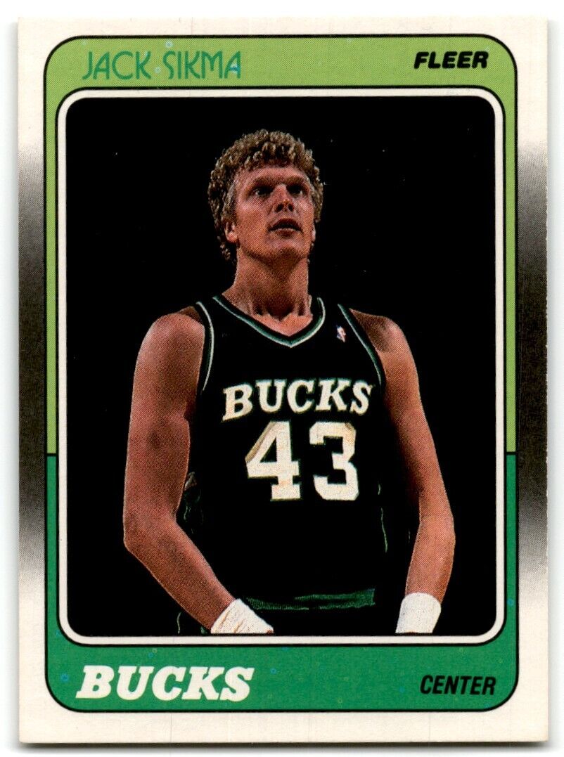 1988-89 Fleer Jack Sikma Milwaukee Bucks #76