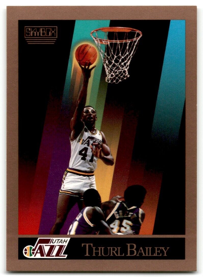 1990-91 SkyBox Thurl Bailey Utah Jazz #274