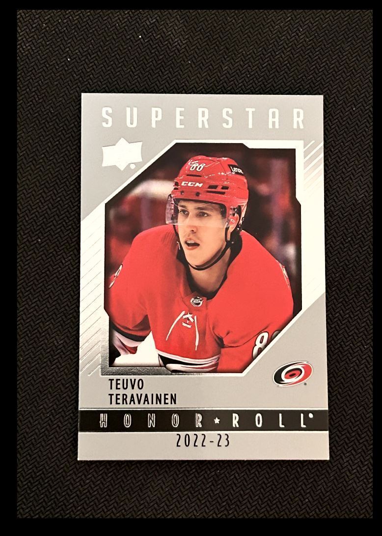 2022-23 Upper Deck Honor Roll Teuvo Teravainen Carolina Hurricanes #HR-20