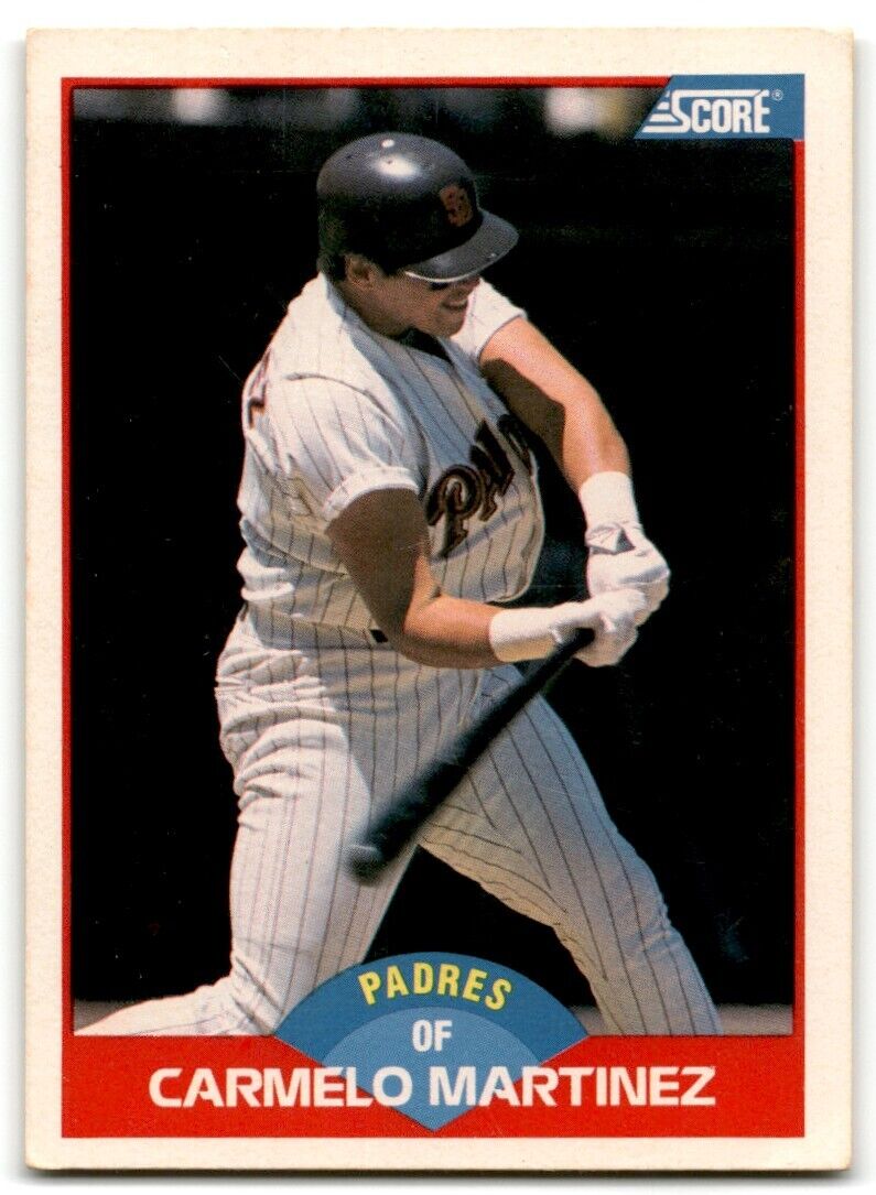 1989 Score Carmelo Martinez San Diego Padres #517