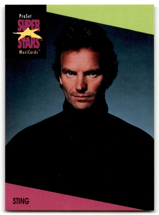 Sting ProSet Super Star MusiCards (Card #95)