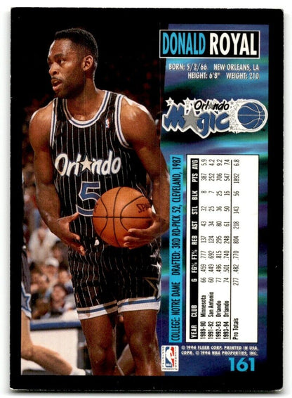 1994-95 Fleer Donald Royal Orlando Magic #161