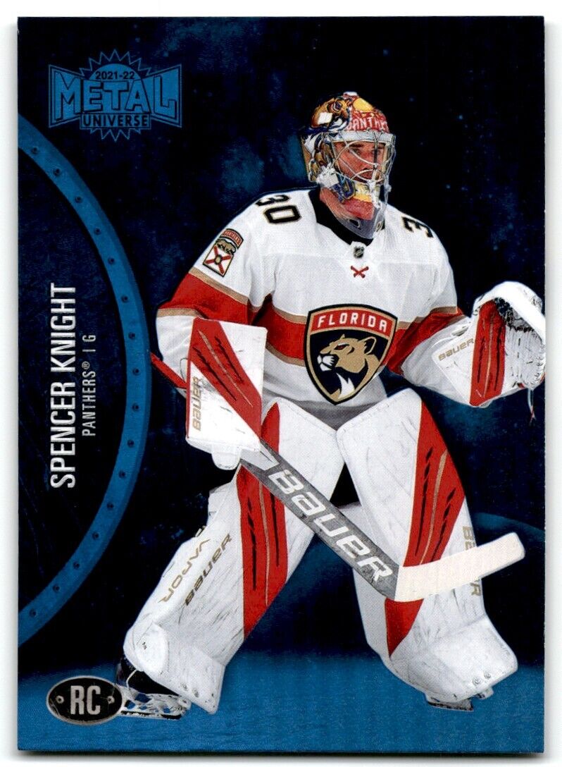 2021-22 Skybox Metal Universe Spencer Knight Rookie Florida Panthers #160