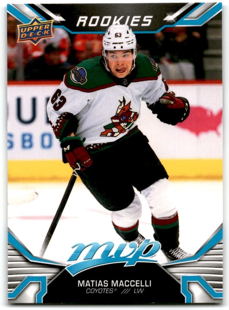 2022-23 Upper Deck MVP Matias Maccelli Rookie Arizona Coyotes #248