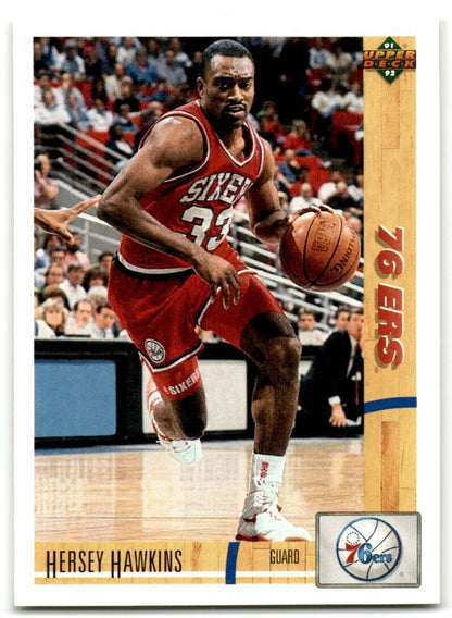 1991-92 Upper Deck Hersey Hawkins Philadelphia 76ers #155