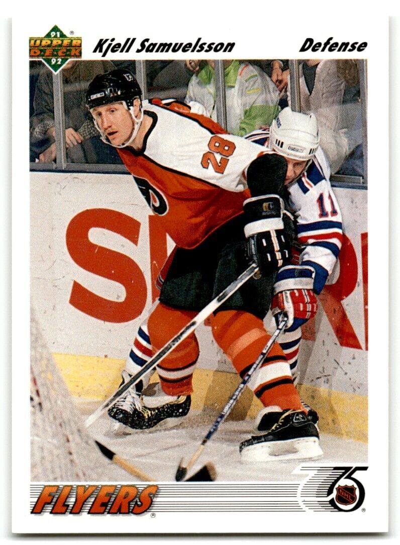 1991-92 Upper Deck Kjell Samuelsson Philadelphia Flyers #396