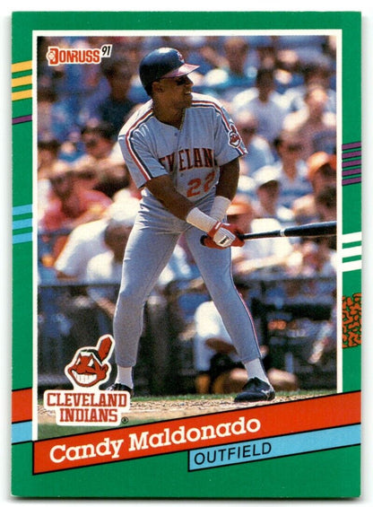 1991 Donruss Candy Maldonado Cleveland Indians #480