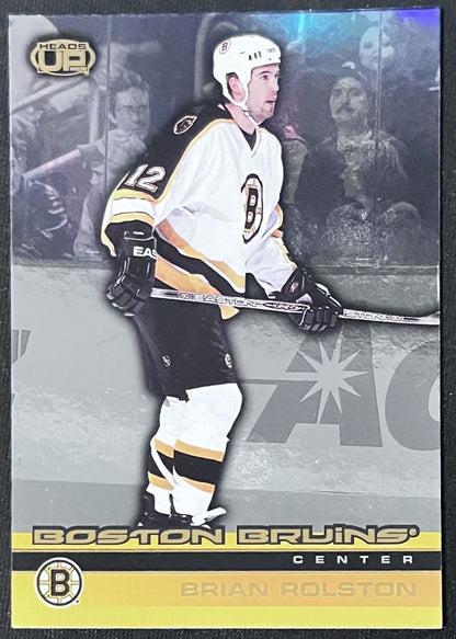 2003-04 Pacific Heads Up Brian Rolston Boston Bruins #9