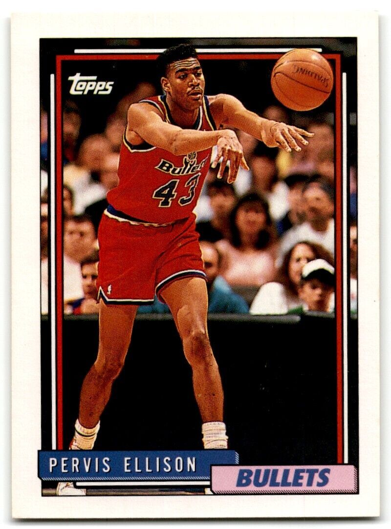 1992-93 Topps Pervis Ellison Washington Bullets #99