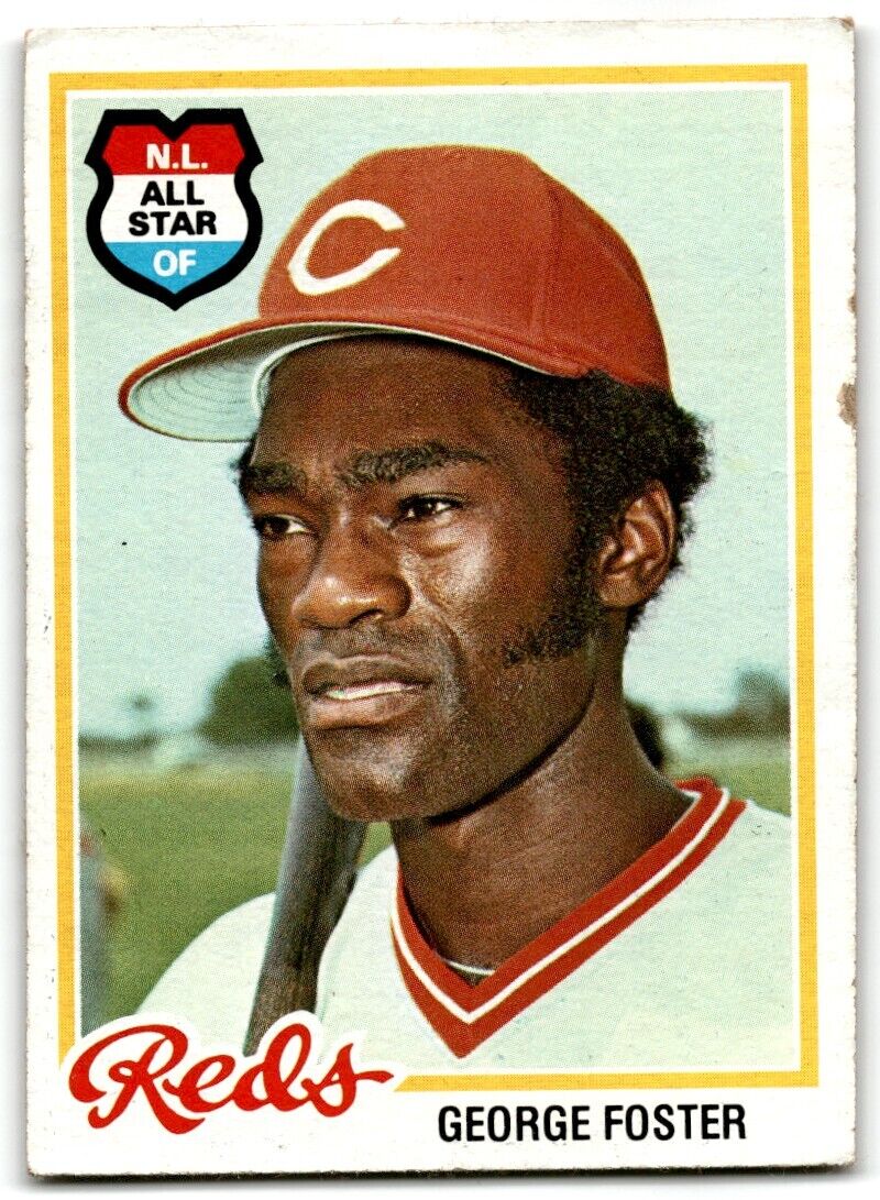 1978 Topps George Foster Cincinnati Reds #500