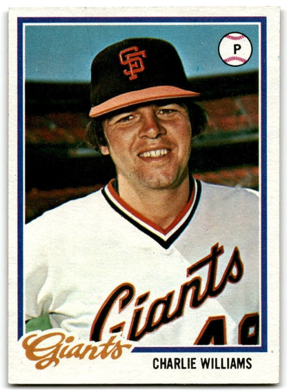 1978 Topps Charlie Williams San Francisco Giants #561