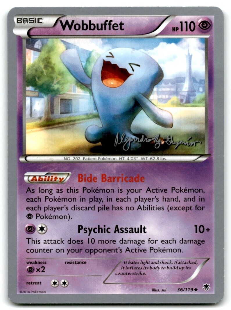 2014 XY - Phantom Forces Wobbuffet Basic/Uncommon #36