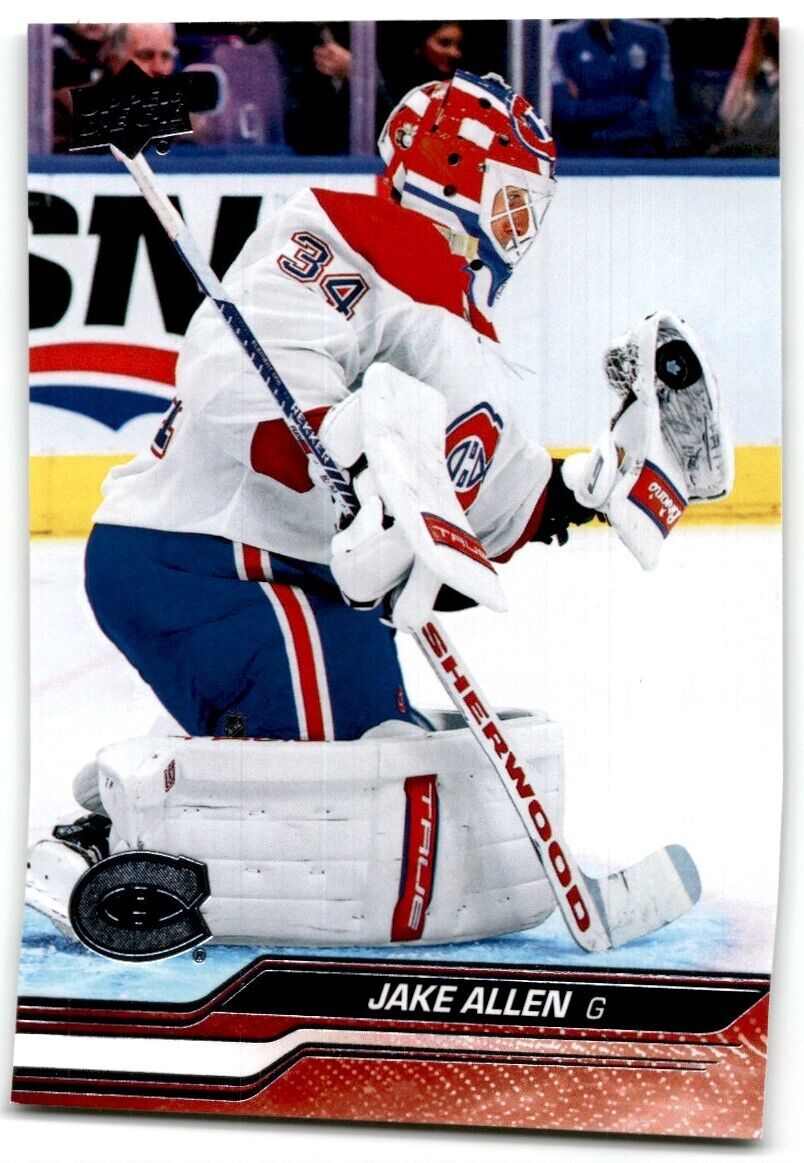 2023-24 Upper Deck Jake Allen Montreal Canadiens #346