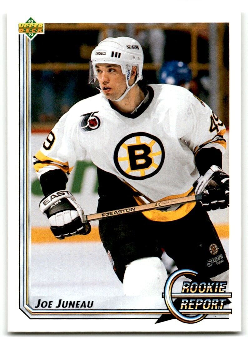 1992-93 Upper Deck Joe Juneau Rookie Boston Bruins #354