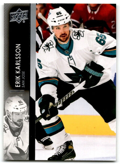 2021-22 Upper Deck Erik Karlsson San Jose Sharks #395