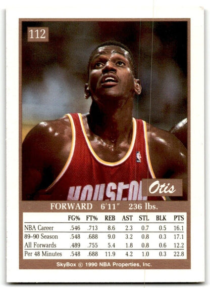 1990-91 SkyBox Mitchell Wiggins Houston Rockets #113A