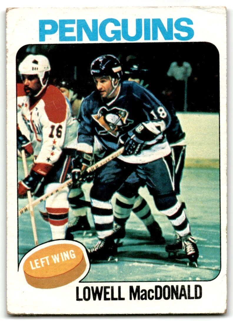 1975-76 Topps Lowell MacDonald Pittsburgh Penguins #204